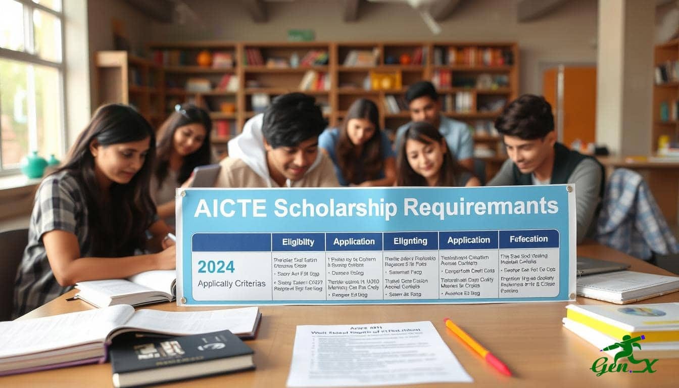 aicte scholarship requirements 2024