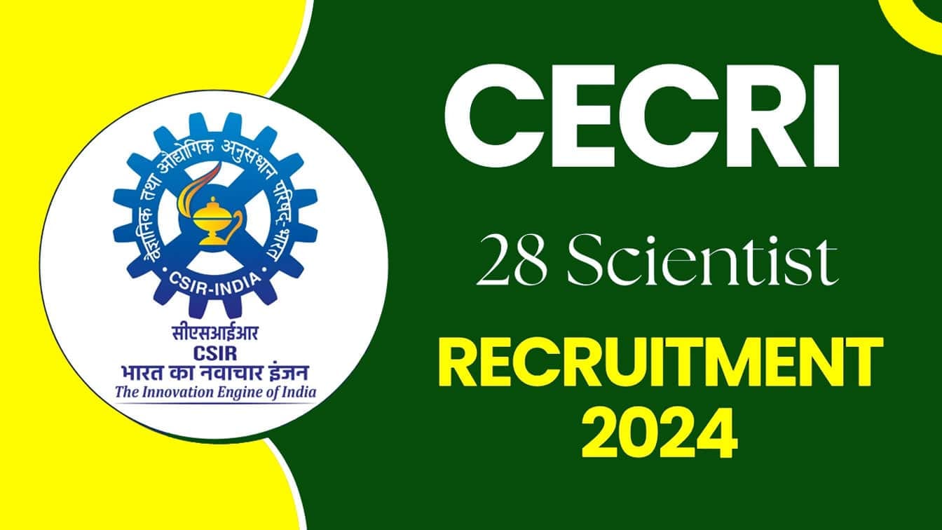 CECRI Recruitment 2024