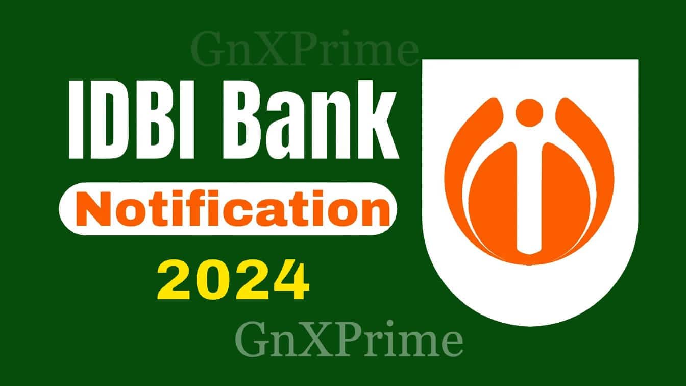 IDBI Bank Recruitment 2024