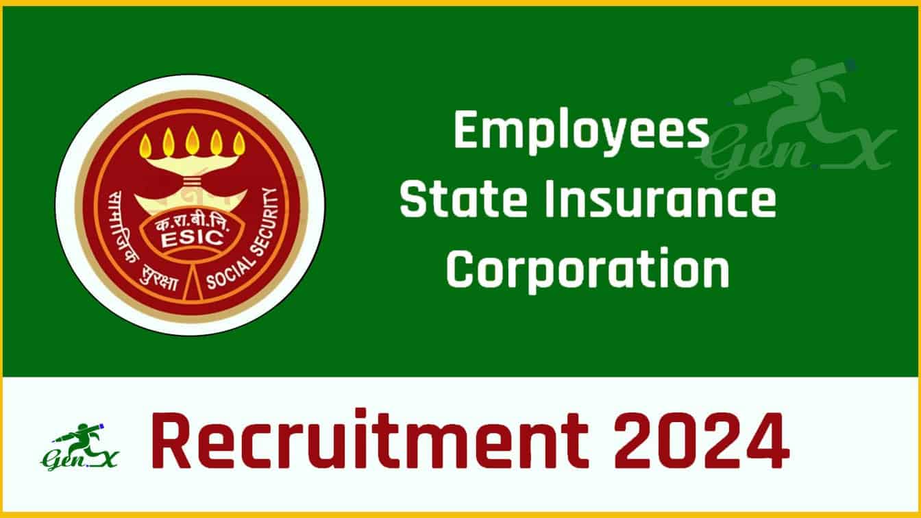 ESIC Recruitment 24-2025