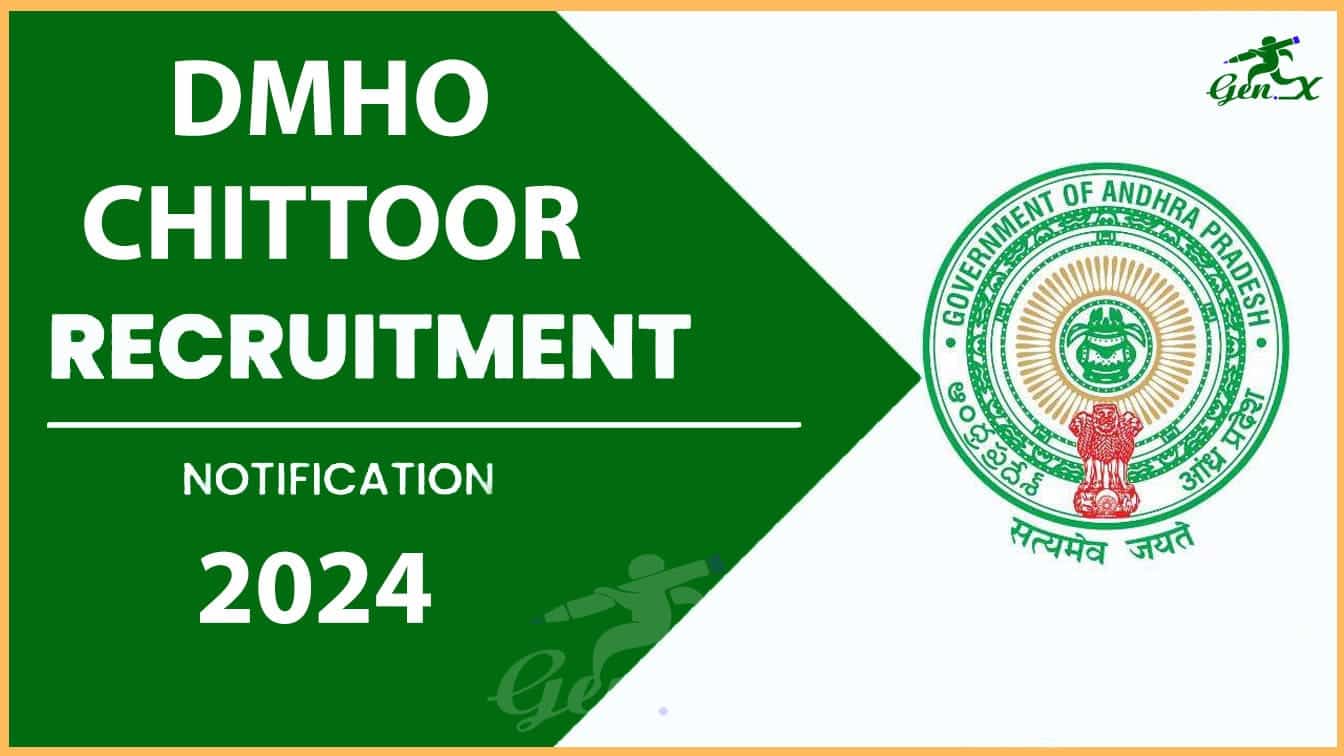 DMHO Chittoor Recruitment 2024