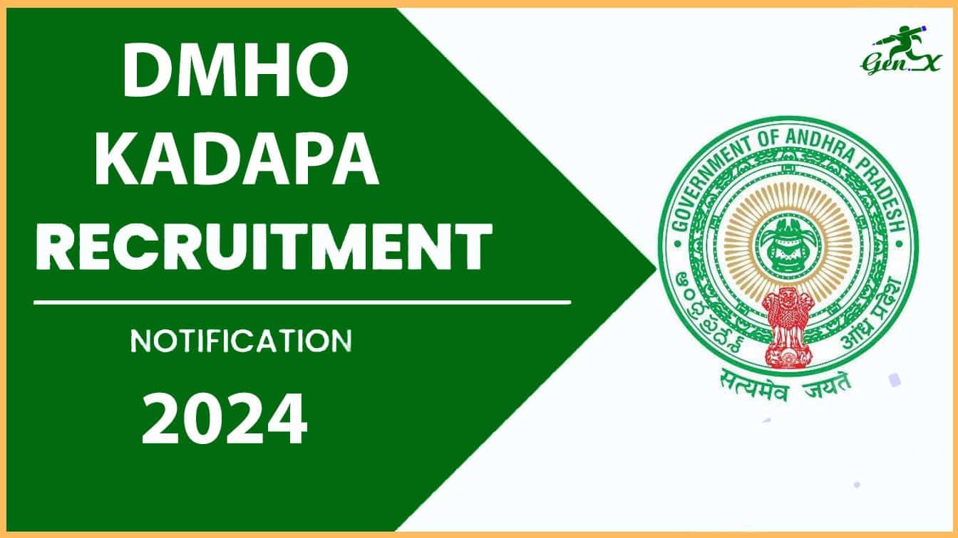 DMHO Kadapa Recruitment 2024
