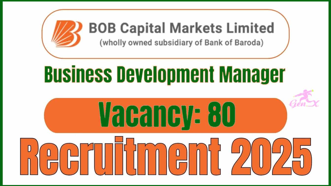 BOB Capital Markets Recruitment 2025