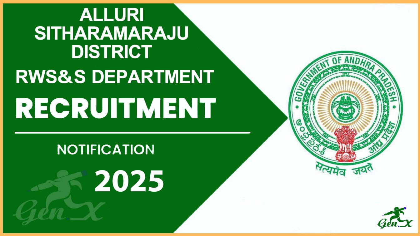 Alluri Sitharama Raju District RWS&S Department Recruitment 2025
