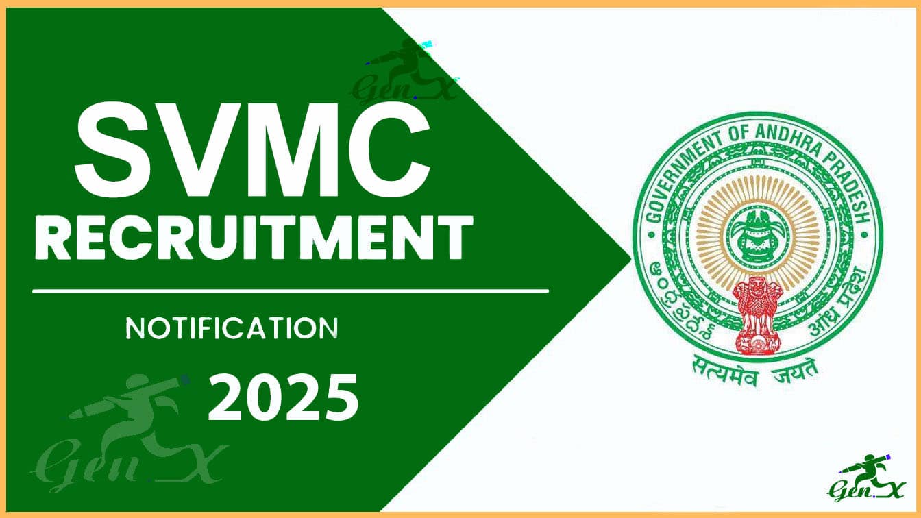 SVMC Tirupati Recruitment 2025