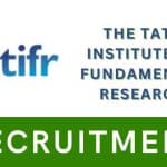 Tata Institute of Fundamental Research Recruitment 2025