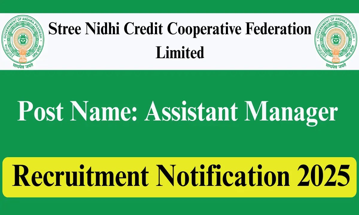 Stree Nidhi Credit Cooperative Federation AP Recruitment