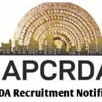 APCRDA Recruitment 2025